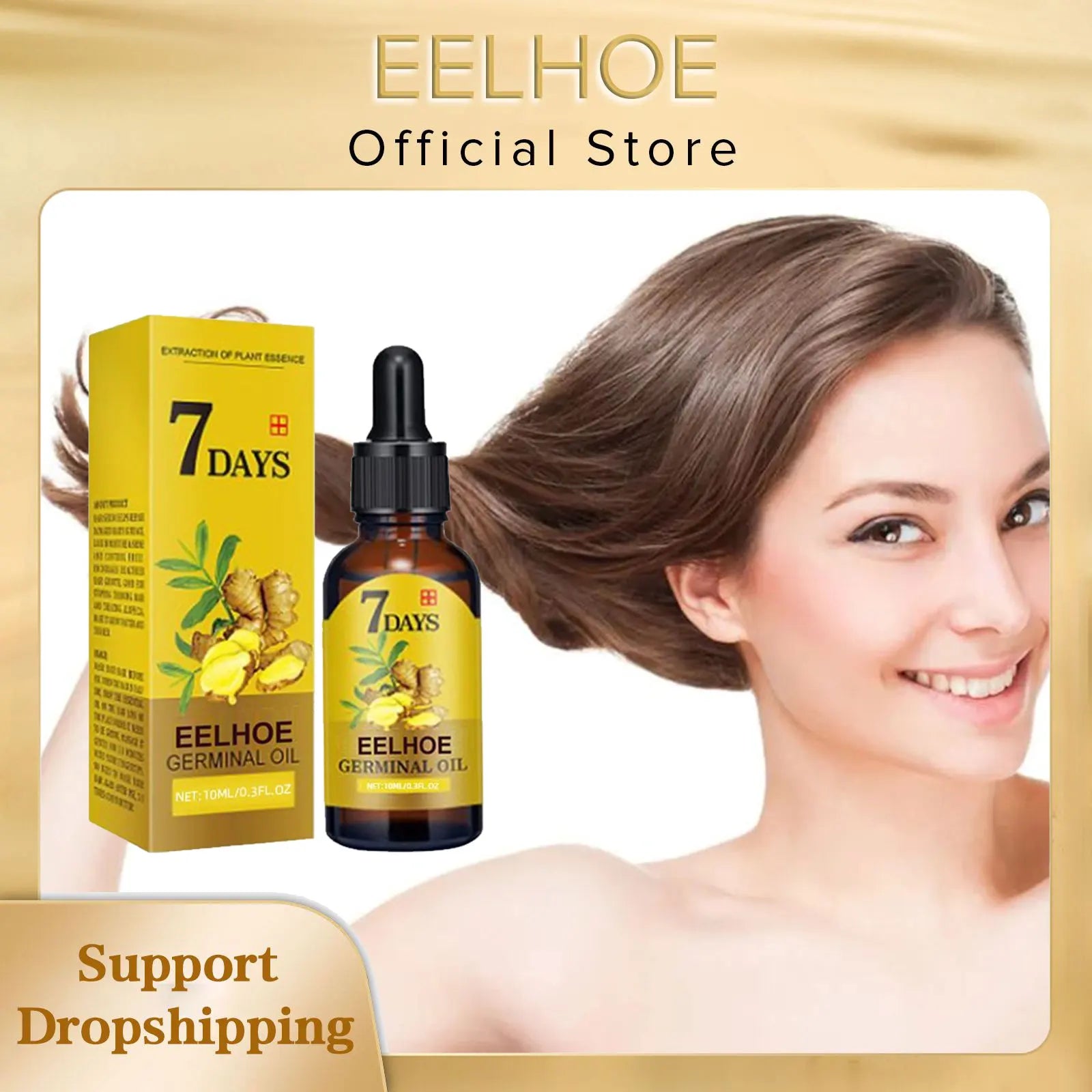 EELHOE Ginger Hair Growth Oil – Natural Hair Care Solution