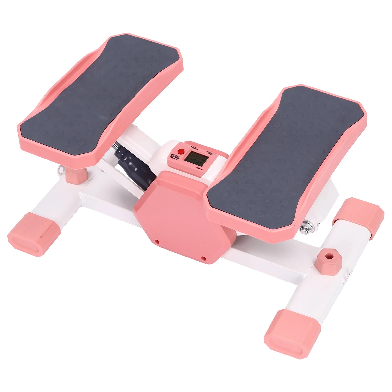 Mini Stepper with Resistance Bands, Cardio Fitness Full Body Workout Stair Stepper Machine, Steppers for Exercise at Home
