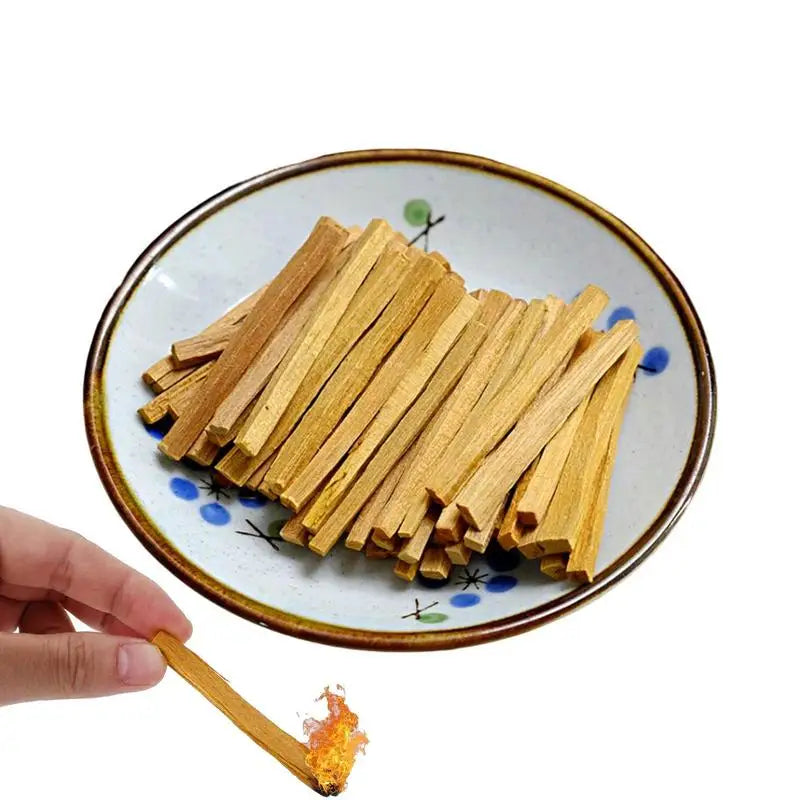 50g Natural Sandalwood Stick Small Logs Of Sticks Aromatic Fragrance Sandal Wood Chips For Aromatherapy Natural Aroma