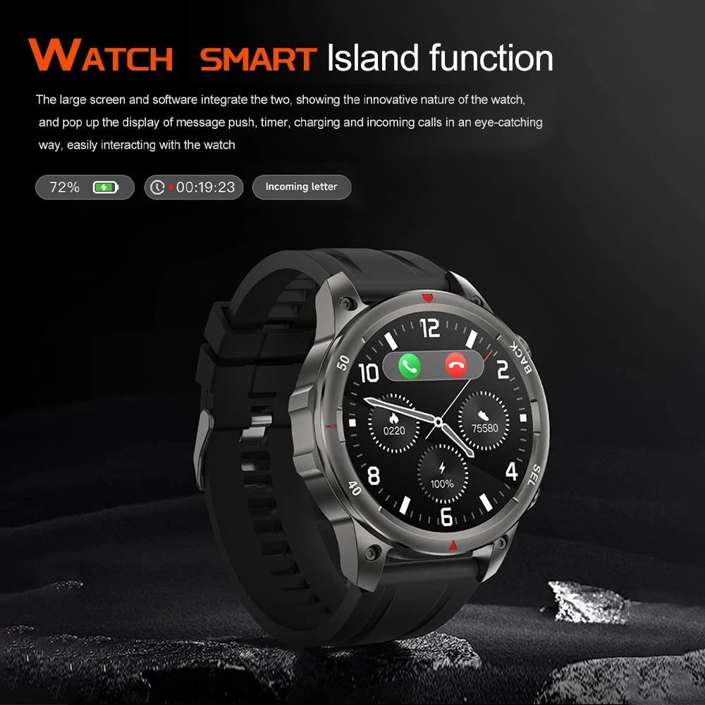 New DK68NFC Smart Watch Voice Assistant Bluetooth Call Heart Rate Monitoring GPS Sports Fitness Wireless Charging Smart Watches
