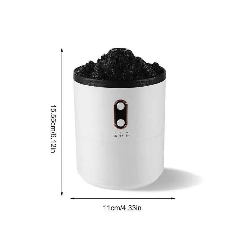 Aromatherapy Humidifier Ultrasonic Humidifier With Flame Effect Home Fragrance Fire Flame Humidifier For Living Room Study Room