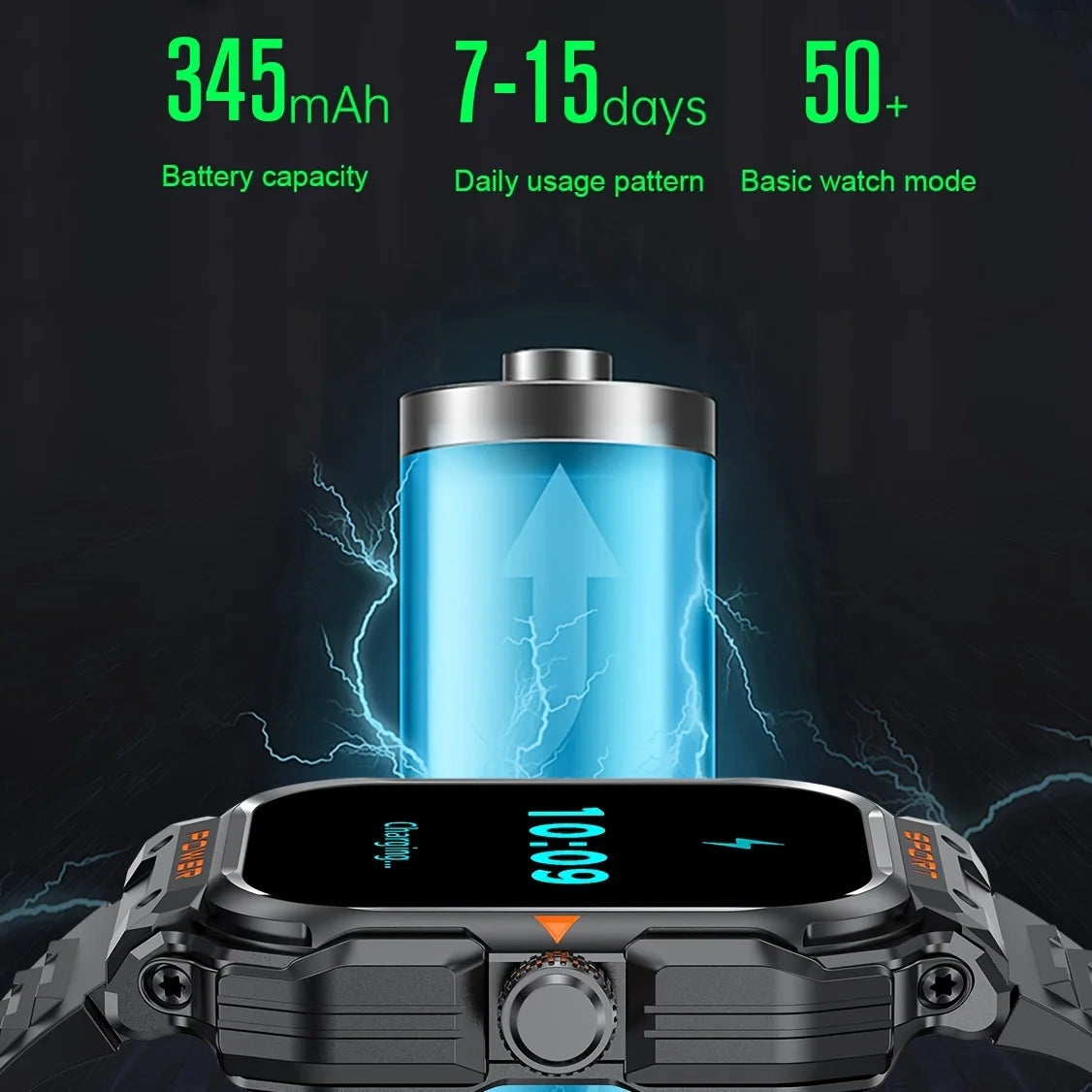Smartwatch With earbuds earphones watch 2 in 1 Bluetooth Call 2inch large Screen Sport Fitness Tracker Text Message Reminder