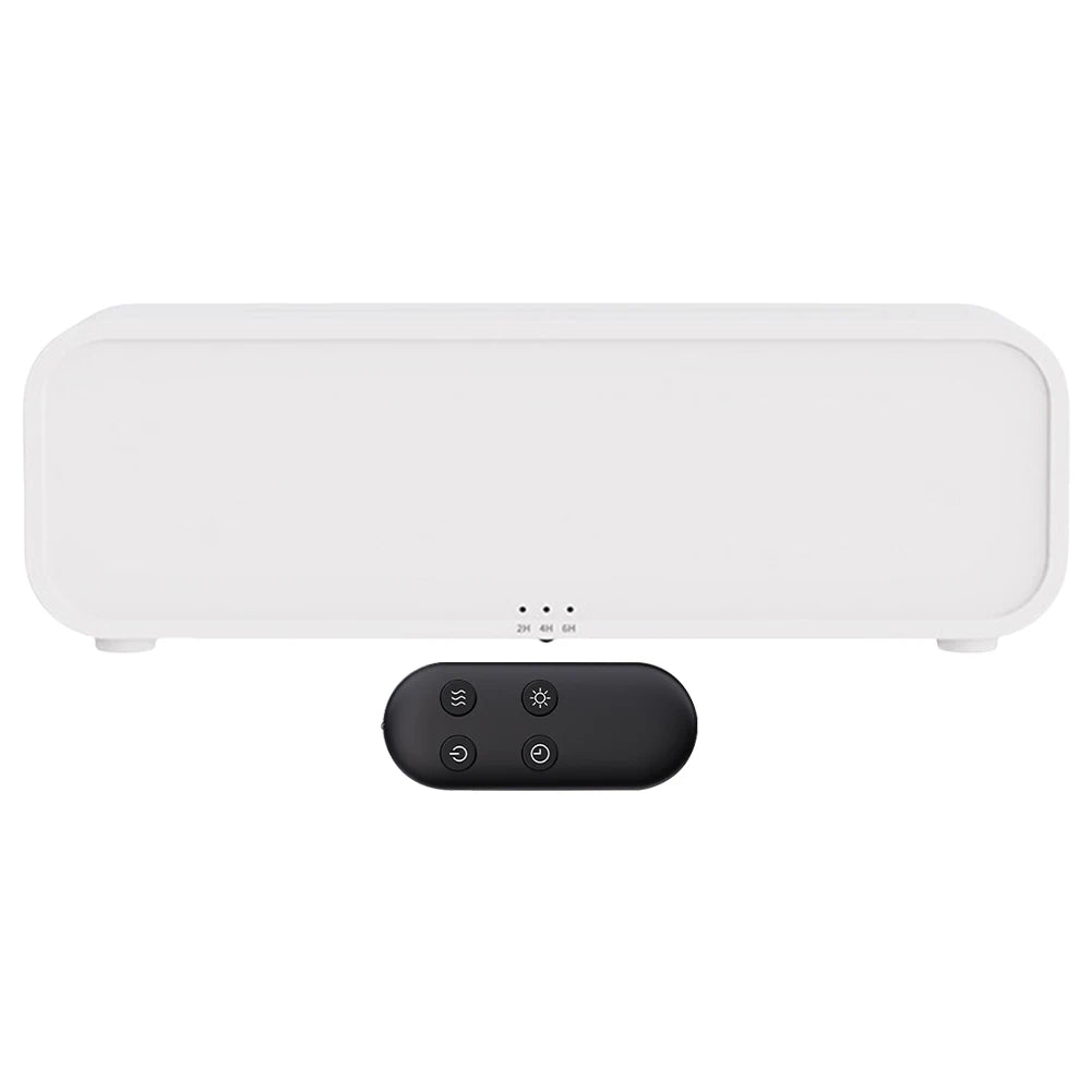 Smart Remote Control Colorful Flame Aromatherapy Diffuser with Timer Ultra Quiet Design for Home and Office