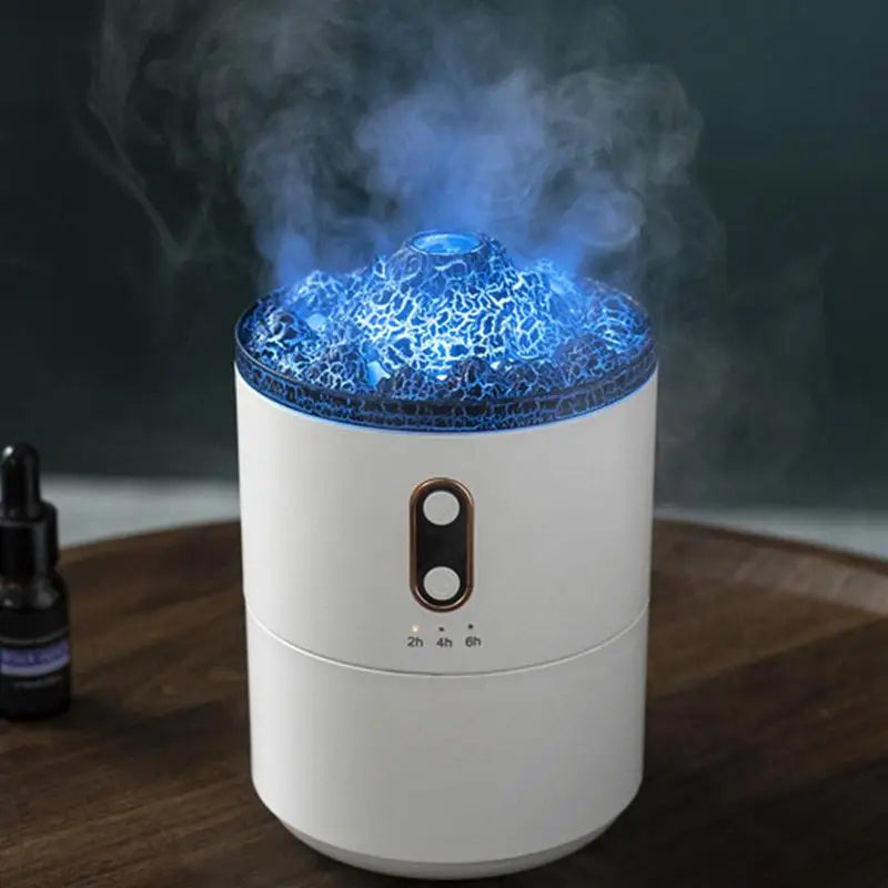 Aromatherapy Humidifier Ultrasonic Humidifier With Flame Effect Home Fragrance Fire Flame Humidifier For Living Room Study Room