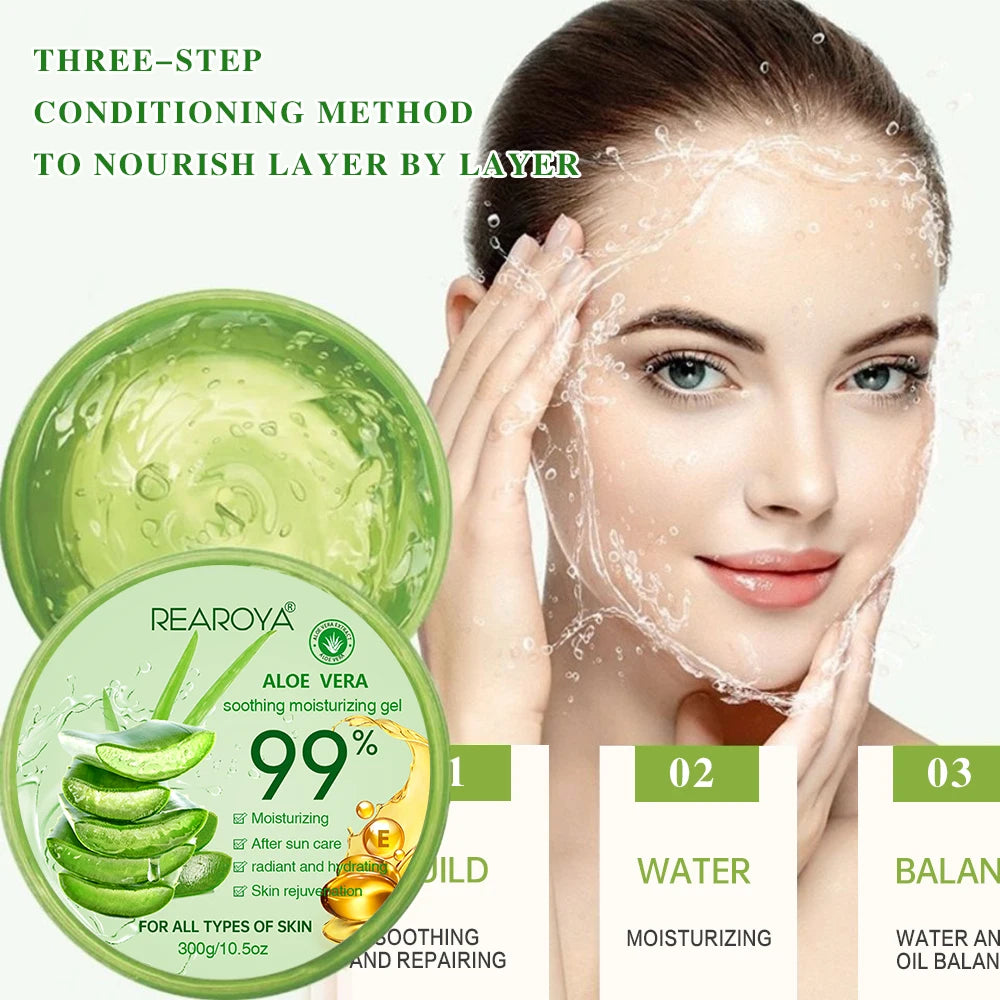 Products Face Moisturizing Aloe Vera Gel Cream Acne Treatment Face Cream Sun After Repair Sleeping Mask Face Care Skin Care Tool