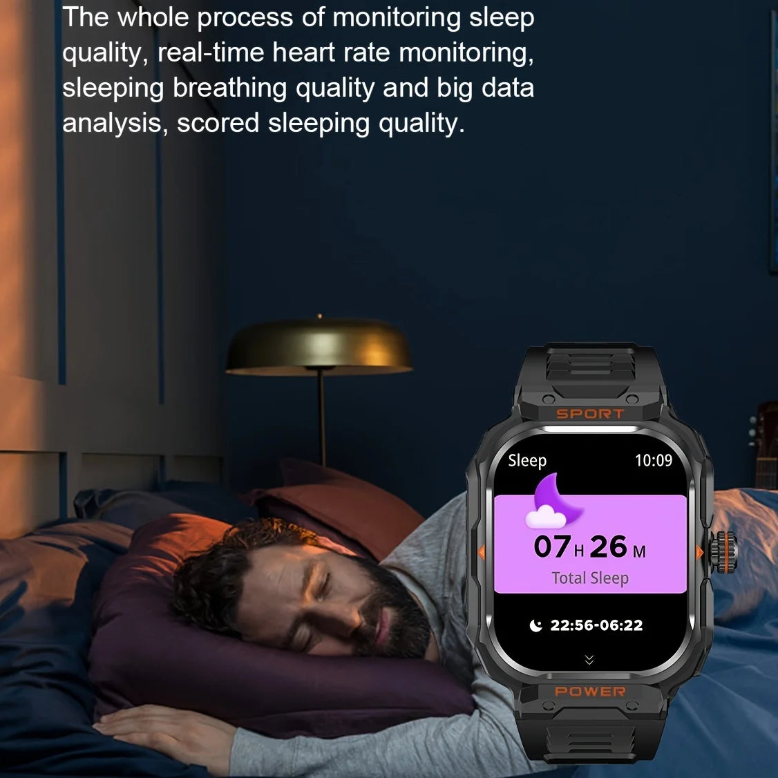 Smartwatch With earbuds earphones watch 2 in 1 Bluetooth Call 2inch large Screen Sport Fitness Tracker Text Message Reminder
